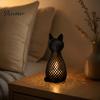 Современная animal light полая сетчатая кошка настольная лампа, 3D-печатный котенок ночник, детская прикроватная настольная лампа для спальни гостиной домашний декор