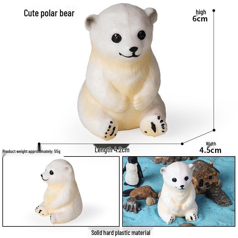 Cute Animal Models: Japanese Raccoon, Flying Squirrel, Monkey, Rabbit, Squirrel, Shiba Inu, Tiger, Lion, Lizard Toy Set