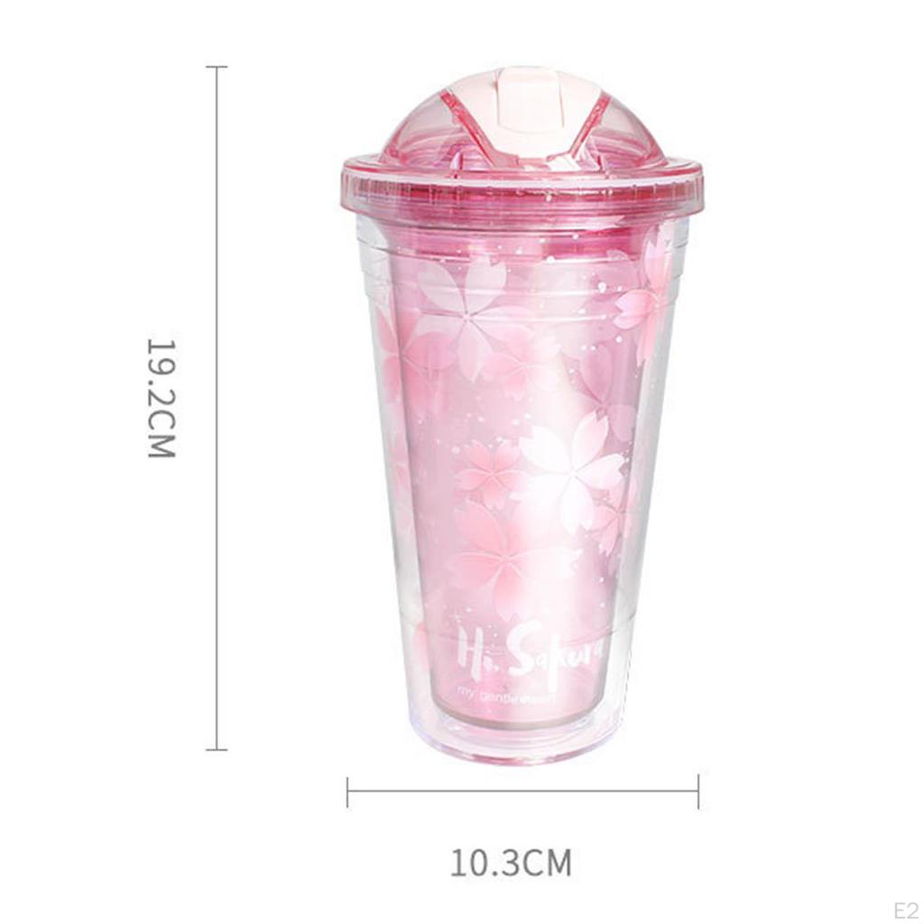 Cups, with Lids and Straw Insulated BPA Reusable Tumbler Cup, Mug for Milk Travel Drinking Boys