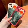 Soft Silicone Square Ladder Printing Pattern Phone Casing Full Cover Camera Shockproof Protection Rubber Case for Huawei Honor