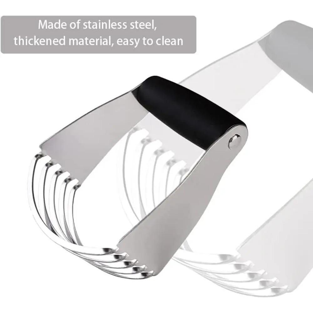Stainless Steel Baking Pastry Blades Manual  Flour Mixer Gadgets Dough Blender Cooking Tools Baking Tools Kitchen Accessories