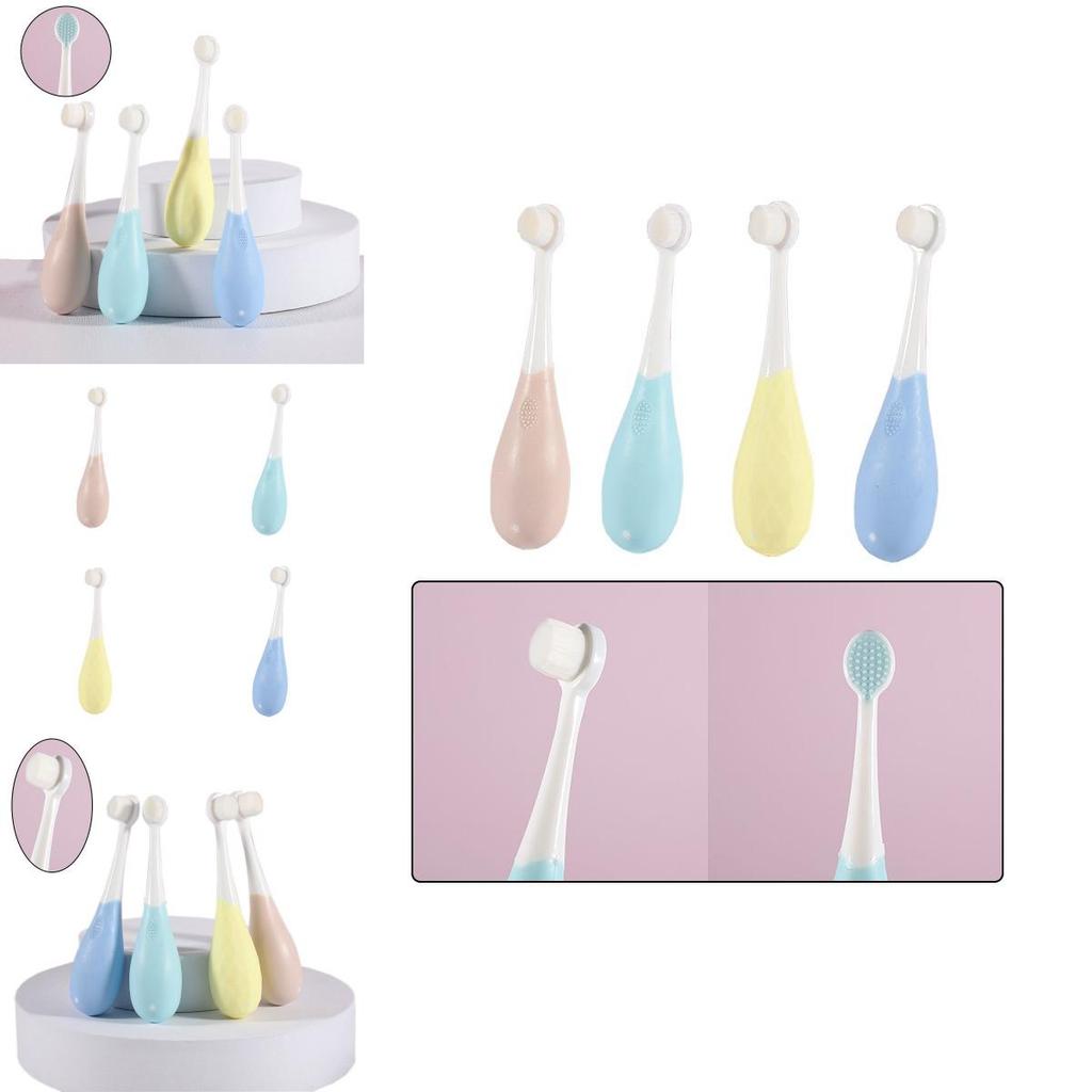 Comfortable Toddler Brush For Oral Teeth Care With Anti-slip Handle And Soft Bristles