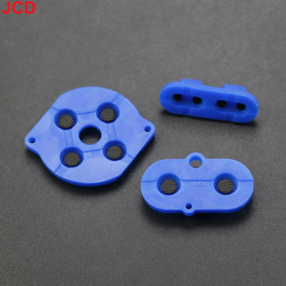 JCD 1set For Game Boy Color GBC Game Console Shell Housing Silicon Start Select Keypad Rubber Conductive Button A-B d-pad