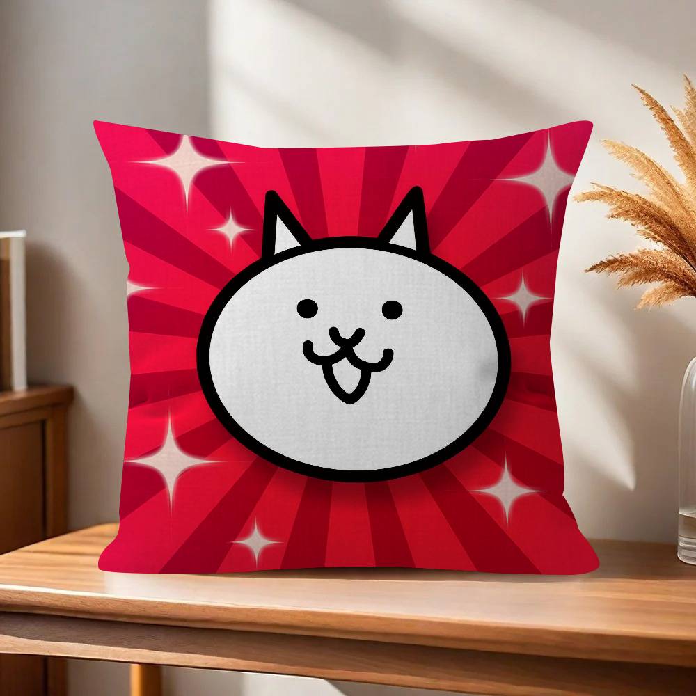 Игровой Аниме Battle Cats Наволочка Дюймы Сельский Декор Домашние Декоративные Подушки для Дивана