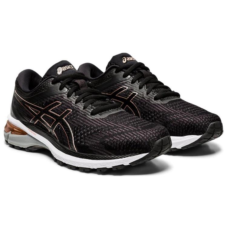 (WMNS) ASICS GT-2000 8 Narrow 'Black Rose Gold' Women's 1012A594-002