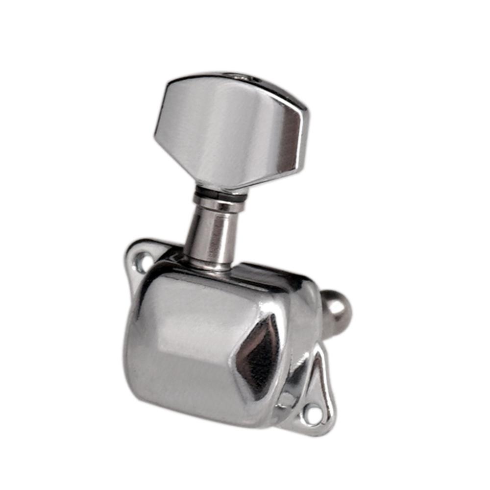 6 Pieces Guitar String Tuning Pegs Semi-closed Tuning Machine Machine Heads Tuners for Electric