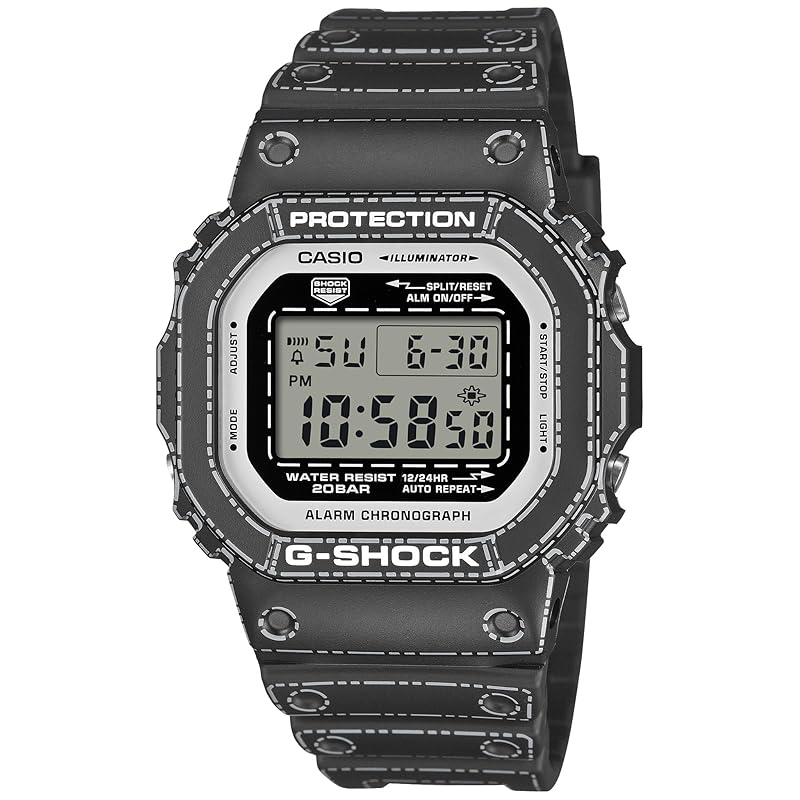 Часы Casio G-Shock, Сделано в Японии, Дизайн оригами, Изготовлены из экологически чистых материалов, DW-5600RGM-1JR, Мужские, Черные
