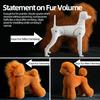 Pet Dog Model Hair Beautician Practice Trimming Standard Poodle/Teddy/Bichon Full Body 1:1 Simulation Skeleton 3