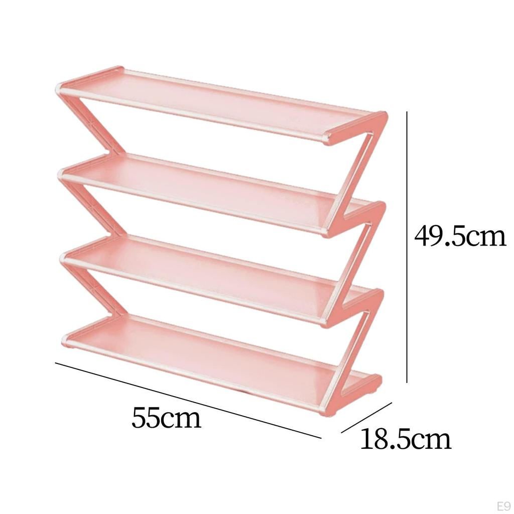 Органайзер для обуви, угловой дисплей, простая установка полки, подставка для общежития