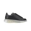 (w) Oversized Sneakers Clear Sole Black