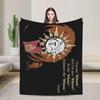 Clair Obscur Expedition 33 Esquie Knitted Fashion Blanket Funny Quotes Flannel Throw Fashion Blankets Rug Piece Ultra-Soft Bedspread Portabl