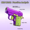 Новое поступление Снятие стресса ABS-пластик Мини 1911 3D-печать Гравитационный фиджет-пистолет Игрушка Пистолет Подарок Рекламная игрушка Для мальчиков Детей
