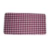 Incontinence Bed Pad Purple Plaid Washable Reusable Heavy Absorbency Hospital Bed Pad for Home