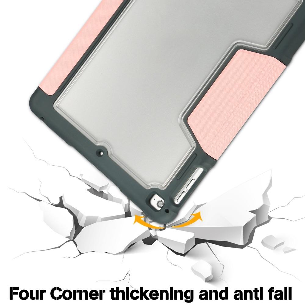 Противоударный чехол военного класса для iPad 2024 iPad Pro с держателем для Apple Pencil Прочная защитная накладка для планшета