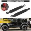 Новые ограничители двери 2x ремня Дверь для ремней Jeep Wrangler YJ TJ JK JKU JL Черный