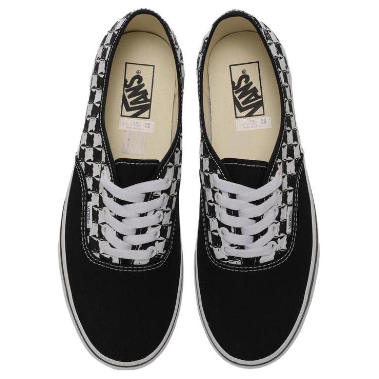 Vans Authentic Comfortable Versatile Low-Top Skate Shoes Unisex Sneakers Black White VN0009PVBP9