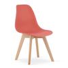Kito Chair Vermilion / Natural Legs X 3