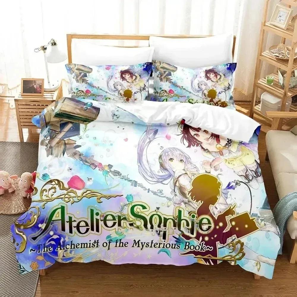 Atelier Sophie The Alchemist of the Mysterious Book 3D NEW Duvet Cover Pillowcase Bedding Set Adult Girl Bedroom Double Large