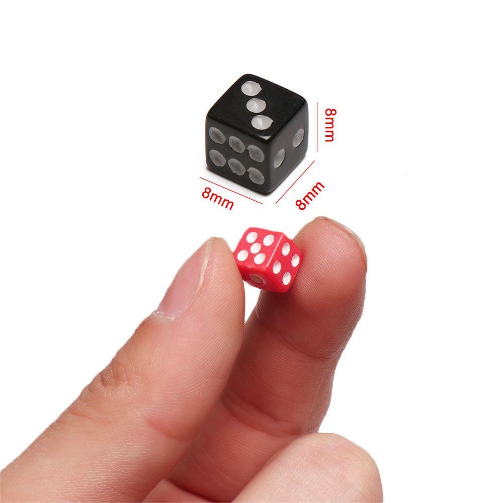 Plastic Standard Six Sided Decider Board Playing Game Gaming Drinking Dice Dices Entertainment Tool