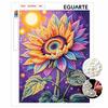 DIY 3D Pearl Diamond Painting Art Set Colorful Sunflower Home Decor Art Set Wall Art