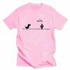 Cotton Mosaic Game Cactus Little Dinosaur Prints Men T-Shirts Creativity Street Funny Short Sleeve Casual Mans Clothing