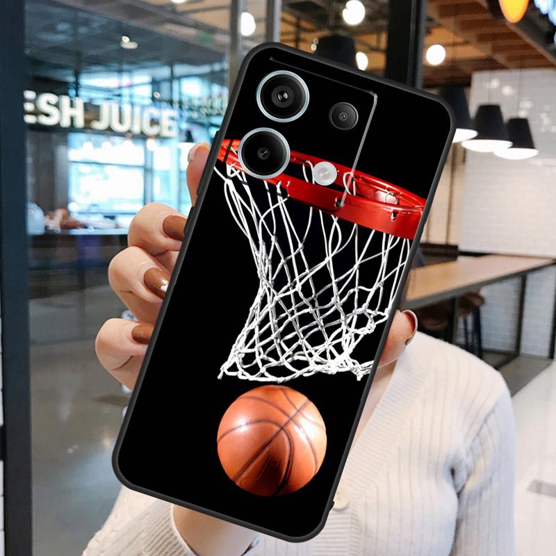 Basketball Basket Funda For Xiaomi Redmi Note 13 Pro 12 11 9 10 Pro 12S 11S 10S Redmi 13 12 10C 12C 13C Case