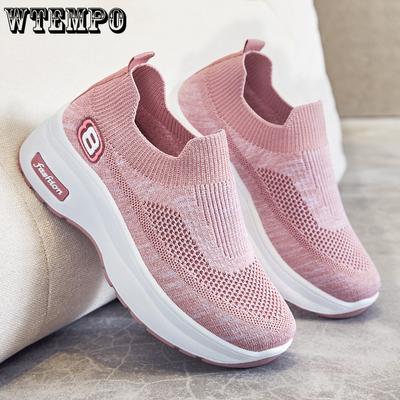 Обувь для женщин, чтобы увеличить рост осенью. Дышащая толстая подошва. Спортивная обувь для женщин.