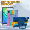 360 Rotating Stand Case For Teclast M50HD M50Pro 10.1inch Soft Silicone Tablet Cover M50HD Kids Funda With Strap Pen