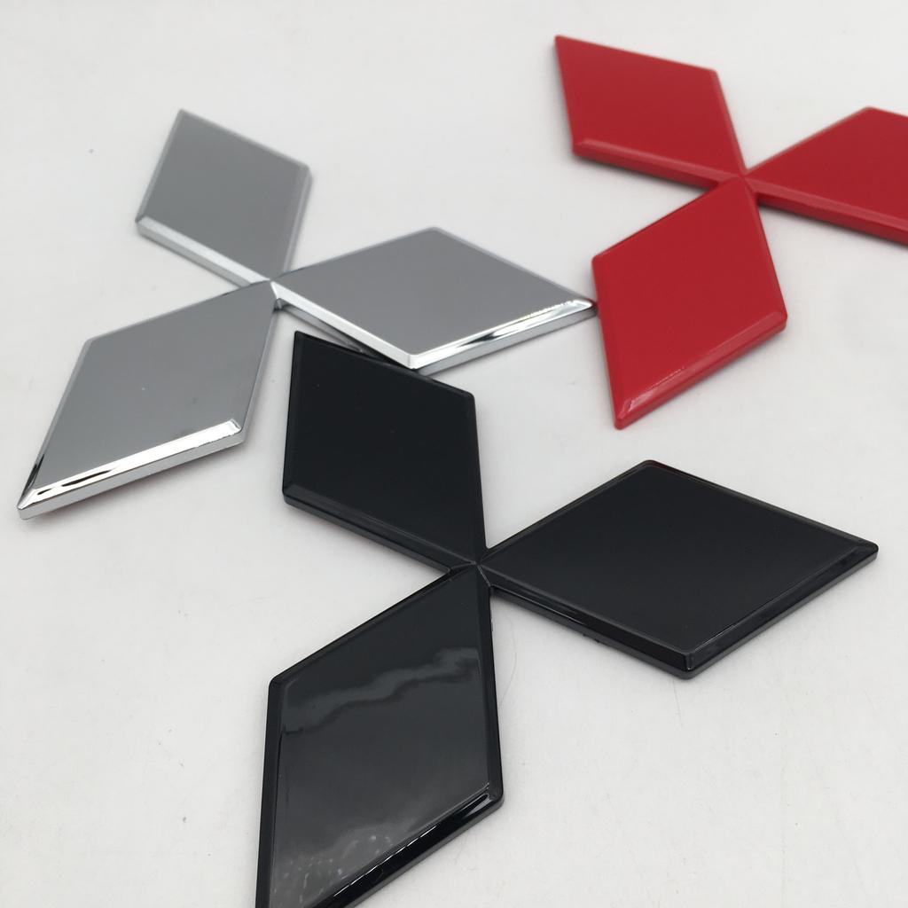 1 шт. 3D ABS для автомобиля Mitsubishi передняя решетка капота значок капота задняя крышка багажника наклейка Декаль стайлинг авто Аксессуары