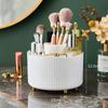 Makeup Brush Holder 360° Rotating Large Capacity Desktop Stationery Cosmetic Storage Box Home Lipstick Eyebrow Pencil Organizer