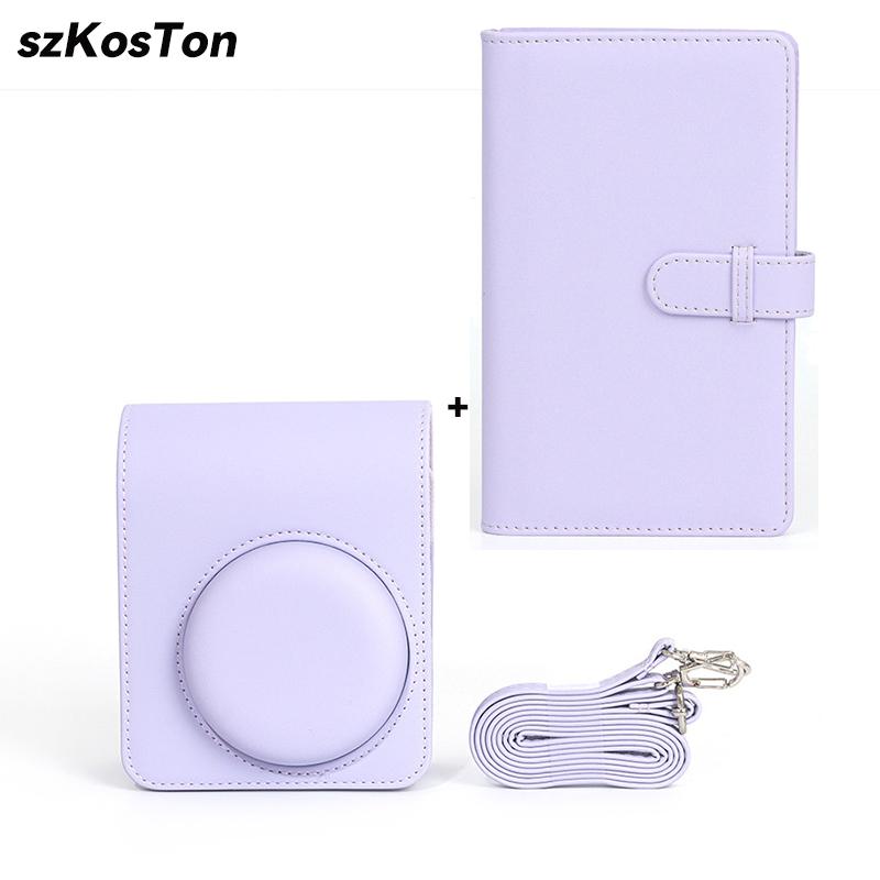 Чехол для камеры Instax Mini 11 из ПУ-кожи, мягкий защитный чехол, дорожная сумка для пленочной камеры Fujifilm с плечевым ремнем