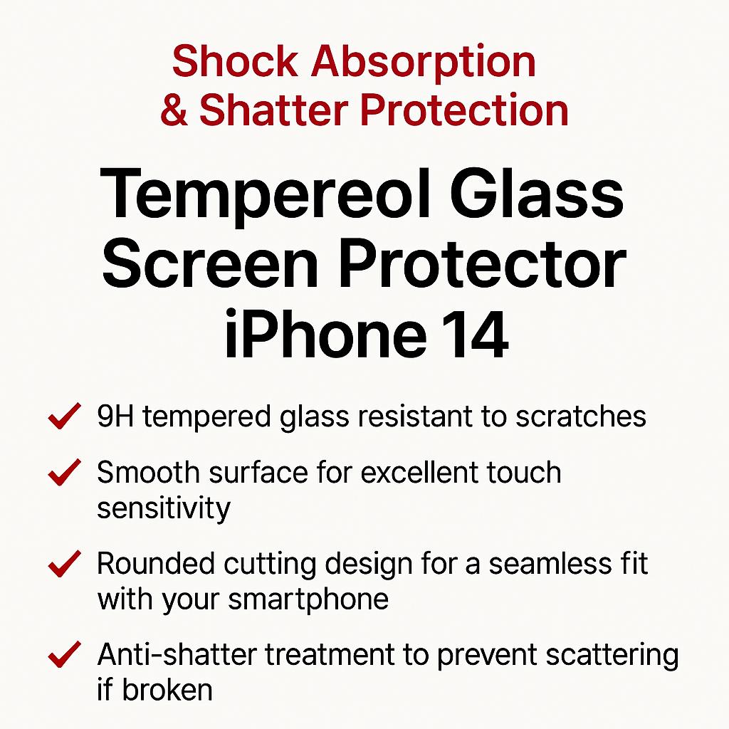 Защитное стекло для экрана iPhone 14
