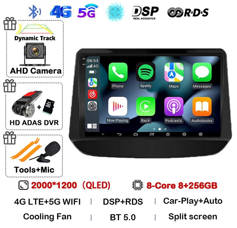 Android 14 Carplay Car Radio For Chevrolet Onix Cavalier 2020 2021-2025 Navigation GPS 4G Multimedia Player Stereo Autoradio DSP