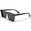 Sheomy Unisex Combo предлагает набор из 3 очков белого и черного цвета Candy MC stan Rectangle Retro Vintage Narrow Sunglasses Women::Мужчины, MC stan-21