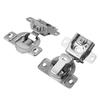 Stainless Steel Double-Cup Folding Door Hinge Modern Durable 105 Large-Angle Cabinet Door Concealed Bedroom Workshop Dining