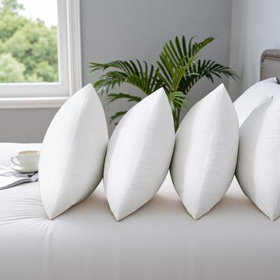Белая Пушистая Квадратная Подушка Пышная Набивка Подушка Наполнители, для Дивана, Кровати, Патио, Кемпинга и Путешествий для Семьи Декоративные Домашние Акценты
