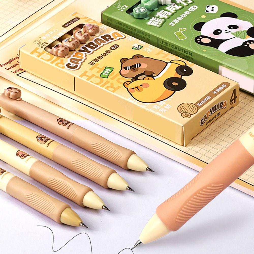 0.5MM Mechanical Pencil Soft Grip Movable Pencil Creative Sketch Pencil  Students