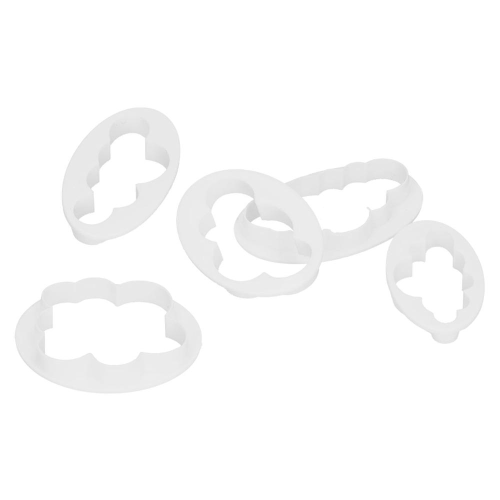 10pcs Raised Cutter Walls Cookie Cutter Set Cloud Shape Cake Cutter  Fondant Decoration