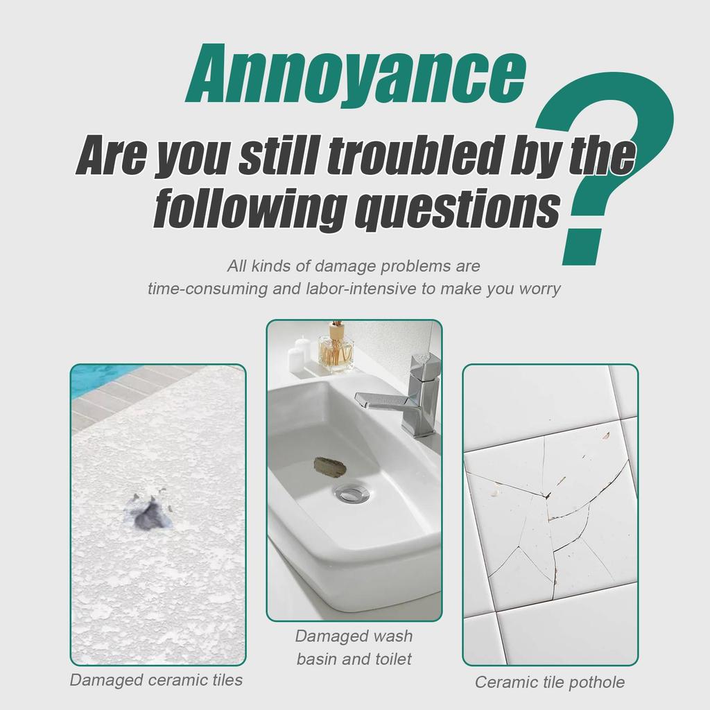 100 мл Паста для ремонта плитки Ремонт трещин Плитка Быстросохнущий клей Мрамор Ванна Мебель Туалет