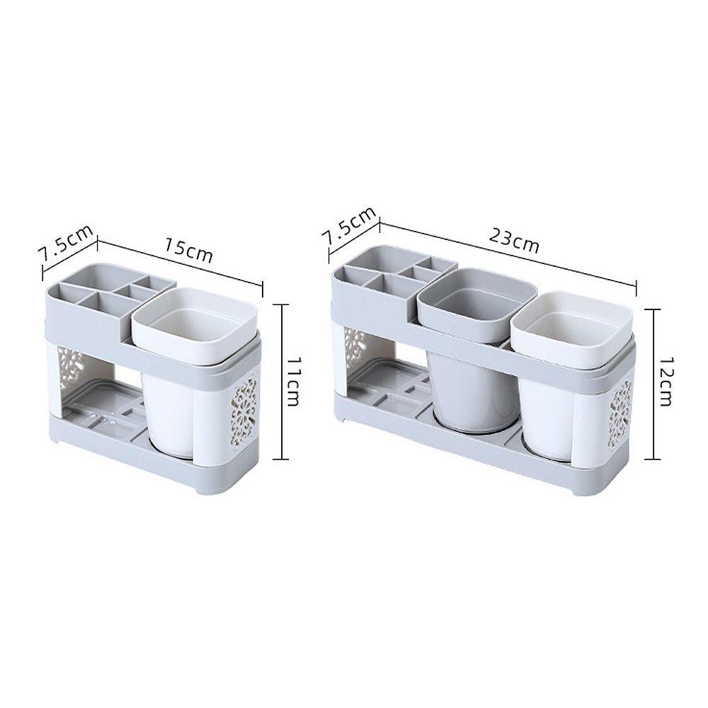 Главная Стоматологический держатель для ванной комнаты Органайзер для держателя Набор стаканов для ополаскивания полости рта Стакан для мытья Держатель зубной щетки