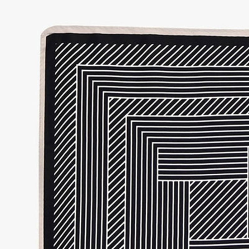 Healiote GEOMETRIC SCARF_BLACK