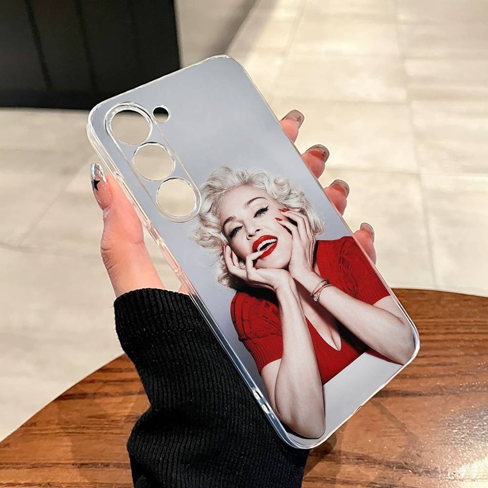 Чехол для телефона Singer M-Madonna для Samsung A10, 12, 20, 21S, 30, 31, 40, 50, 51, 52, 70, 71 Прозрачная крышка