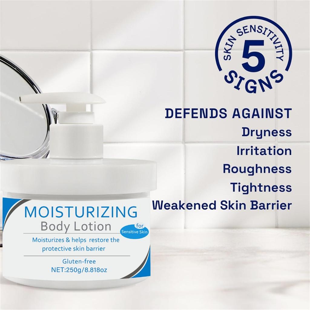 Moisturizing Body Lotion For Sensitive Skin With Gentle Moisturizer For Dry Skin Care Cream