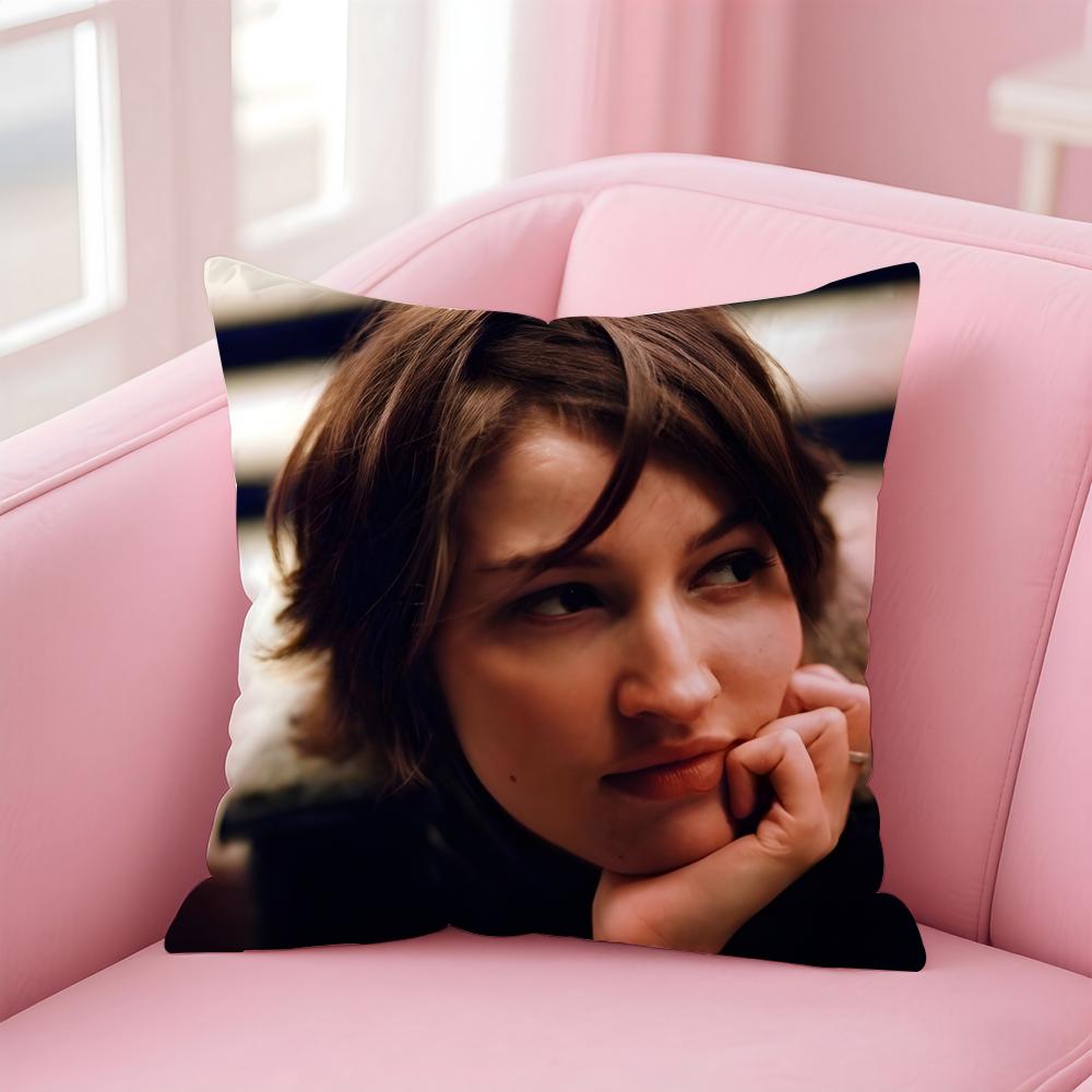 K-Kelly Macdonald Наволочка для подушки Мягкая приятная ткань и скрытая молния
