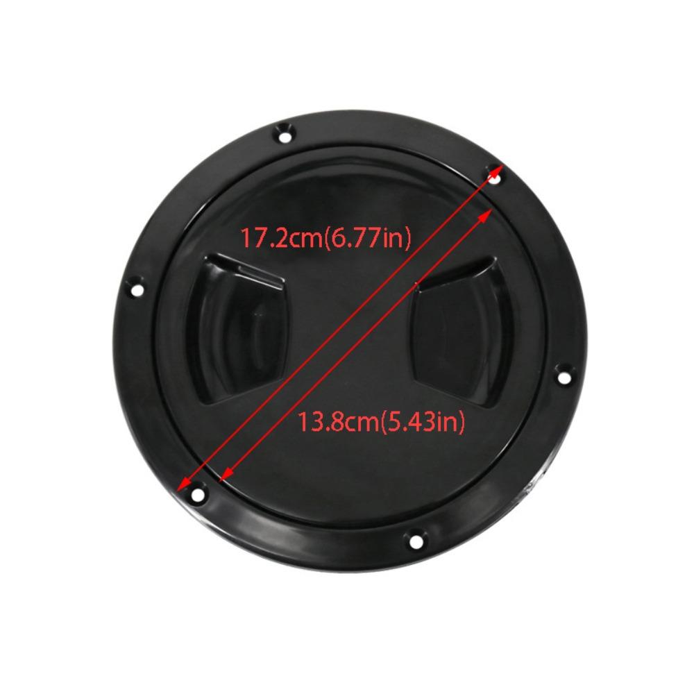 Round Hatch Cover White Inspection Plate For Boat Boat Screw Out Plate Outdoor Water Sport