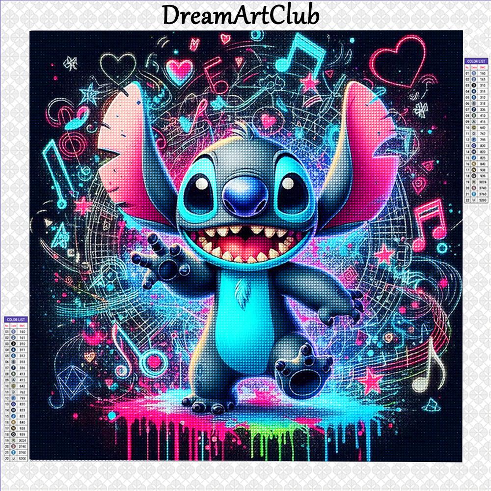 DIY Diamond Painting Stitch Full Diamond Mosaic Cartoon Embroidery Kit Set Wall Decor Handmade Gift