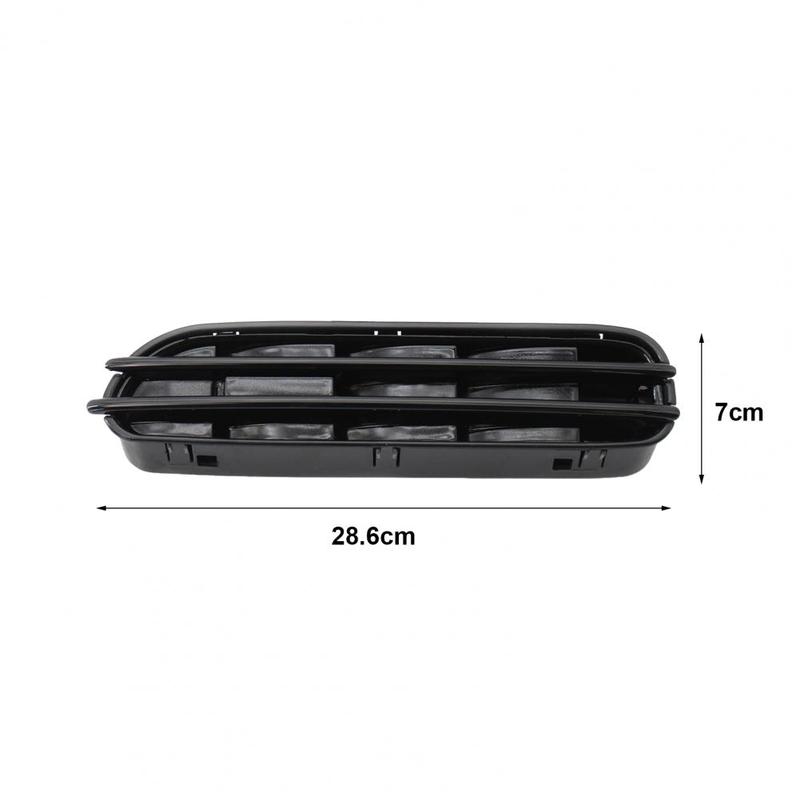 2Pcs Side Fender Air Flow Vent Grill Gloss Black Side Fender Vent Grill Modified Parts for BMW 5 Series M5 E39 E60 E61 1991-2010