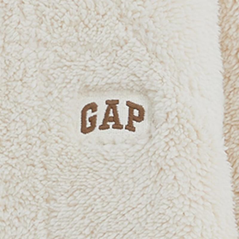 Gap Мальчишеская куртка с контрастной вышивкой и флисовой подкладкой