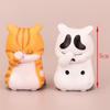 Cartoon Cute Cat Ornaments Kitten's Paw Covering Face Action Miniature Figurines Home Office Desk Decoration AVE