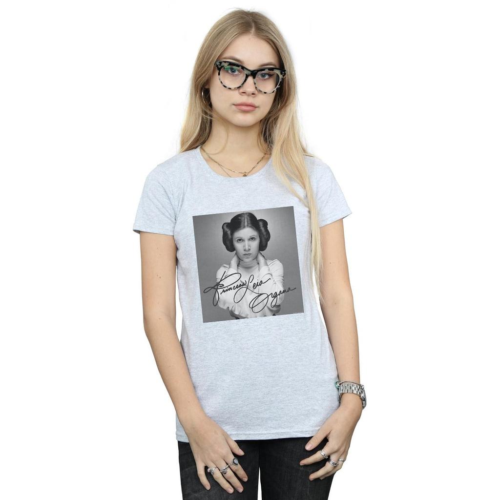 Star Wars Womens/Ladies Princess Leia Organa Cotton T-Shirt